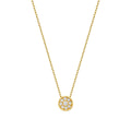 0.06 Carat Diamond Round Necklace