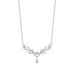 0.07 Carat Diamond Leaf Neckband