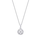 0.20 Carat Diamond Round Trend Necklace
