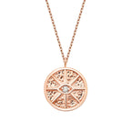 0.03 Carat Diamond Eye Trend Necklace
