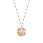 0.03 Carat Diamond Eye Trend Necklace