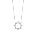 0.17 Carat Diamond Round Trend Necklace