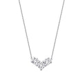 0.31 Carat Diamond Round Stone Necklace