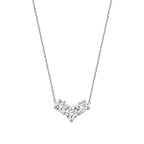 0.31 Carat Diamond Round Stone Necklace