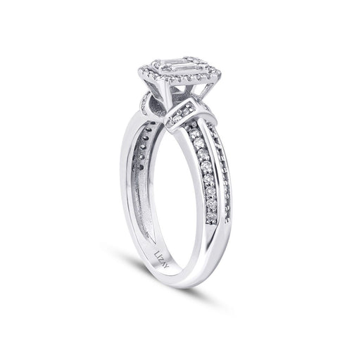 0.52 Carat Diamond Baguette Ring