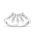 0.10 Carat Diamond Baguette Trend Ring