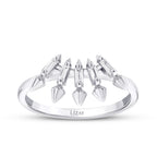 0.10 Carat Diamond Baguette Trend Ring