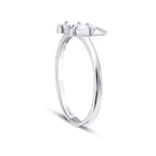 0.10 Carat Diamond Baguette Trend Ring
