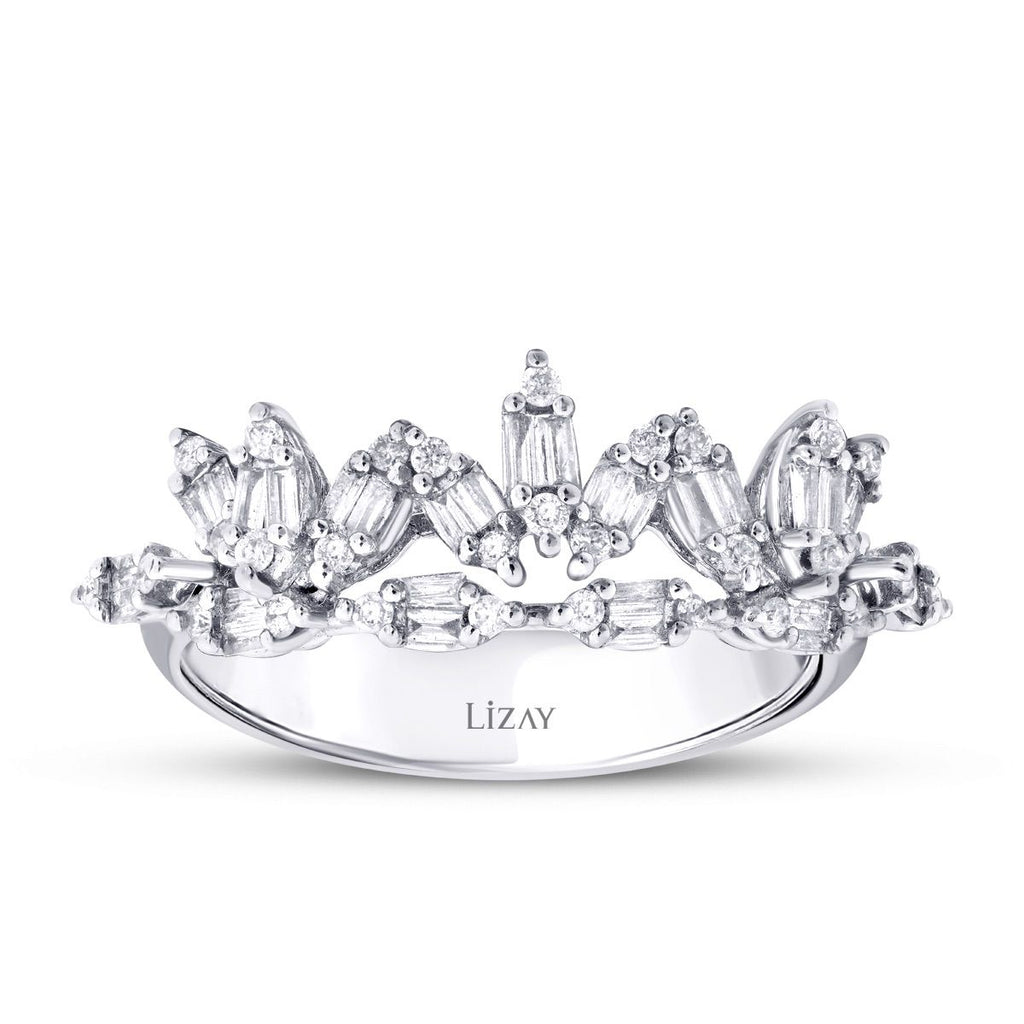 0.41 Carat Diamond Baguette Ring