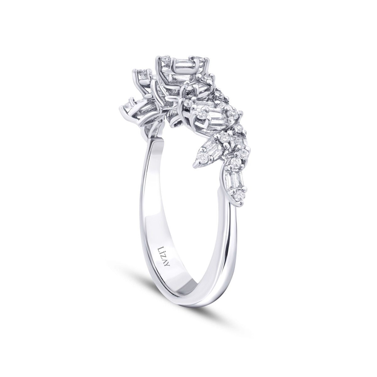 0.41 Carat Diamond Baguette Ring