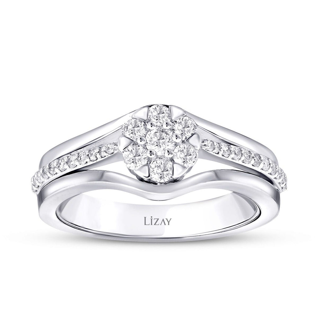 0.43 Carat Diamond Round Stone Ring