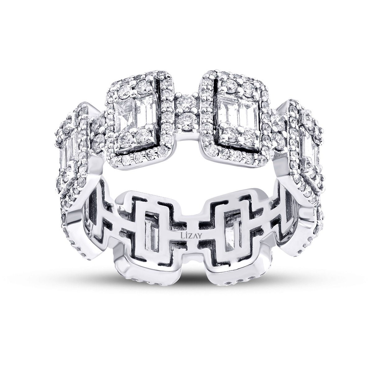 2.06 Carat Diamond Baguette Eternity Ring