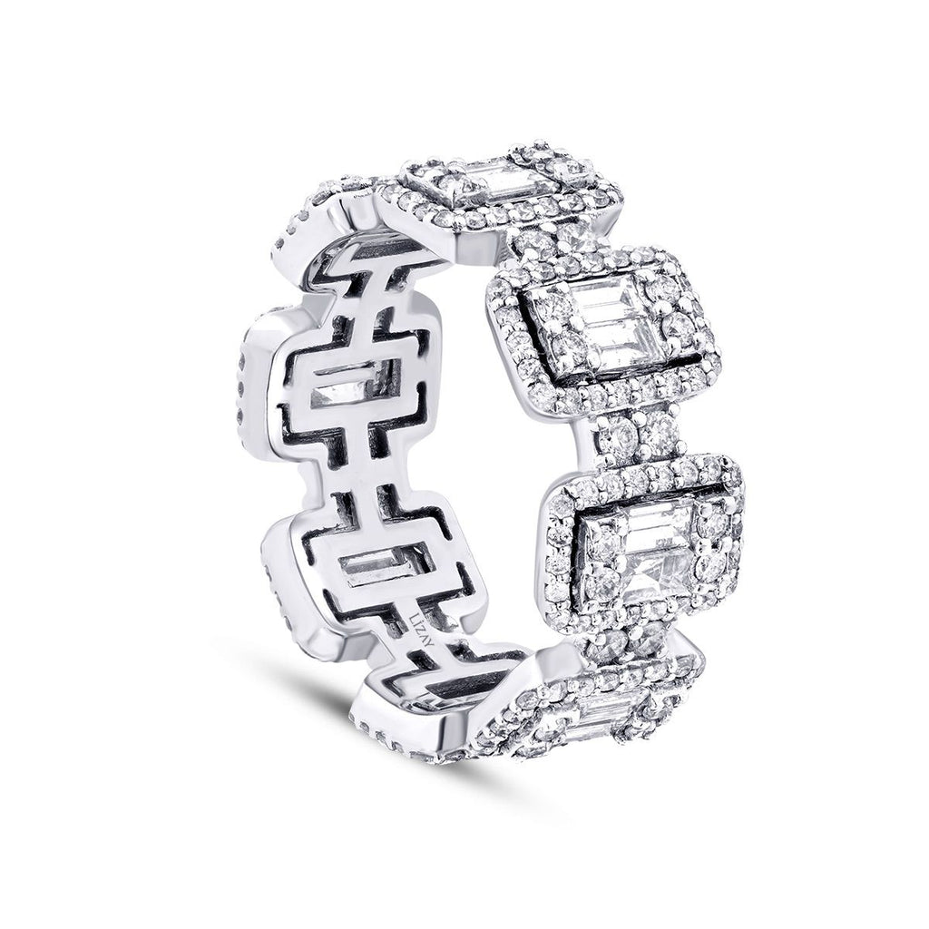 2.06 Carat Diamond Baguette Eternity Ring