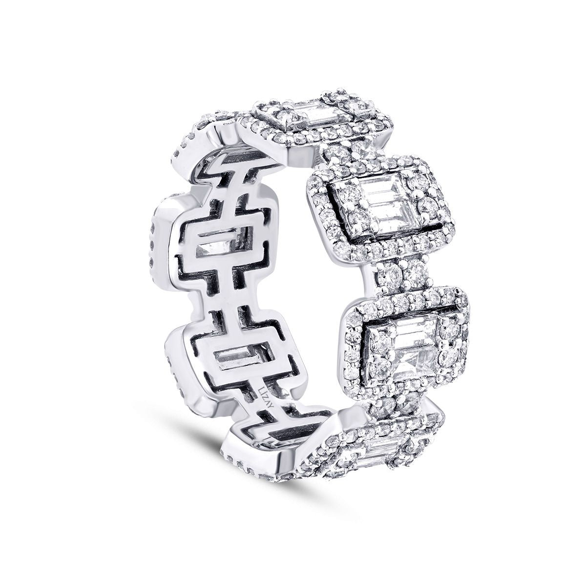 2.06 Carat Diamond Baguette Eternity Ring