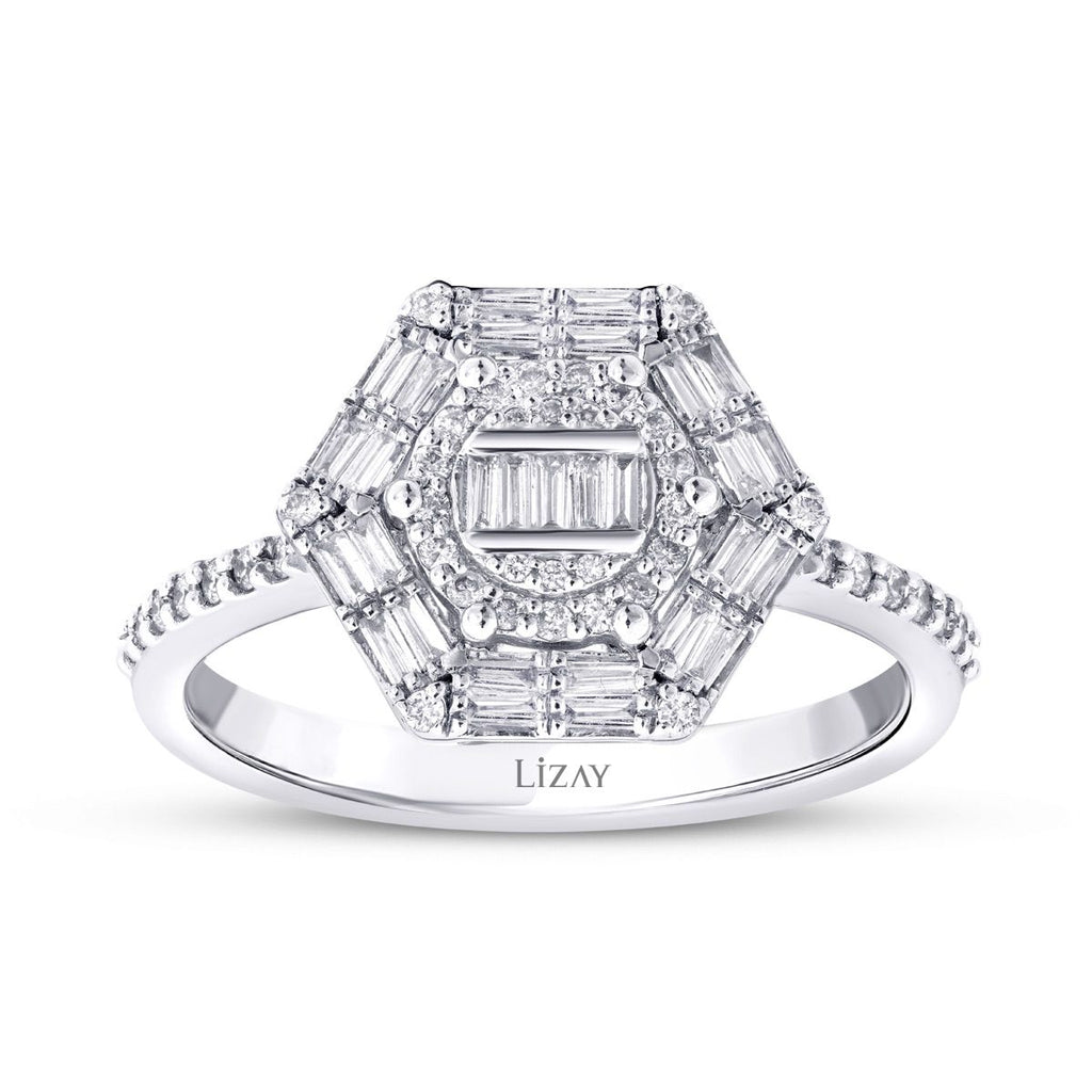 0.34 Carat Diamond Baguette Ring