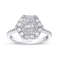 0.34 Carat Diamond Baguette Ring