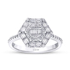 0.34 Carat Diamond Baguette Ring