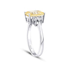 4.06 Carat Diamond Fancy Square Ring