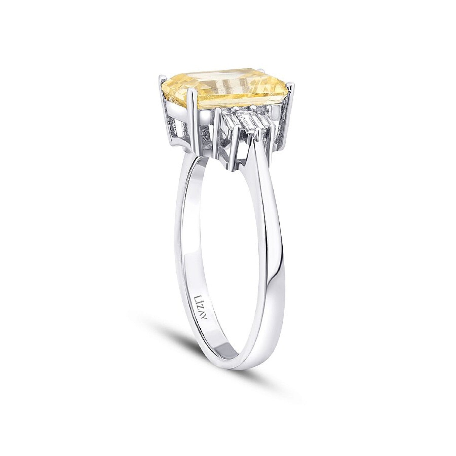 4.06 Carat Diamond Fancy Square Ring