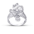 1.34 Carat Diamond Baguette Trend Ring