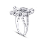 1.34 Carat Diamond Baguette Trend Ring