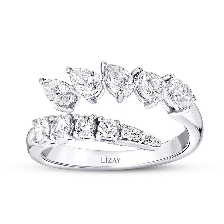 1.01 Carat Diamond Spiral Trend Ring