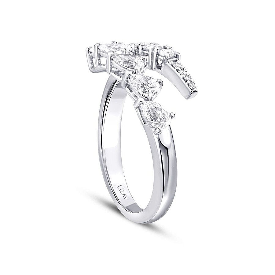 1.01 Carat Diamond Spiral Trend Ring