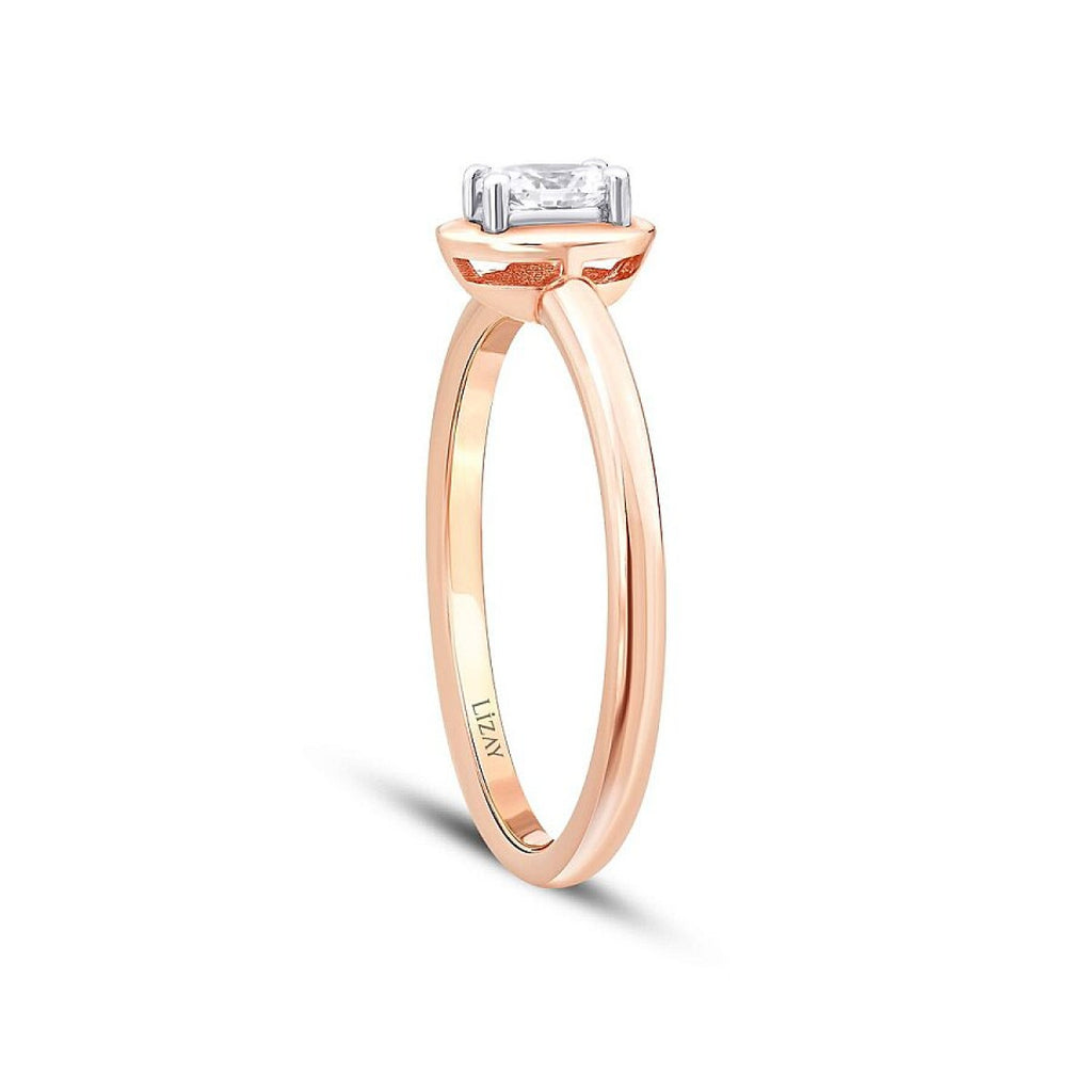 0.26 Carat Diamond Oval Solitaire Ring