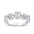 0.50 Carat Diamond Cross Trend Ring