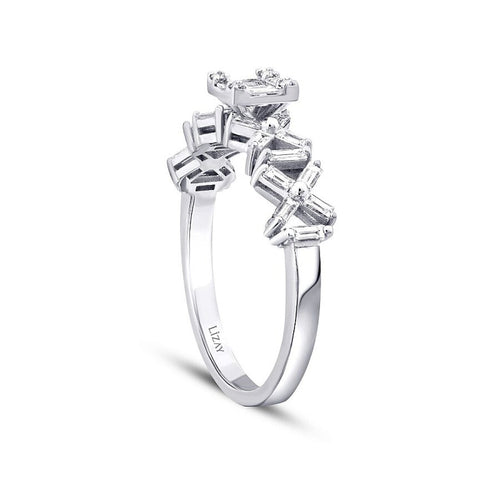 0.50 Carat Diamond Cross Trend Ring