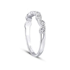 0.11 Carat Diamond Round Stone Trend Ring