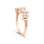 0.28 Carat Diamond Asymmetric Trend Ring
