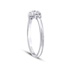 0.16 Carat Diamond Asymmetric Trend Ring