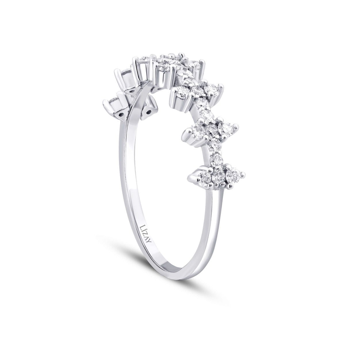 0.38 Carat Diamond Stone Trend Ring