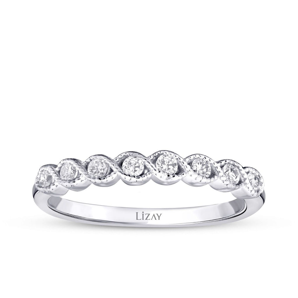 0.19 Carat Diamond Stone Row Trend Ring