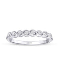 0.19 Carat Diamond Stone Row Trend Ring