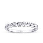 0.19 Carat Diamond Stone Row Trend Ring