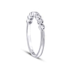 0.19 Carat Diamond Stone Row Trend Ring