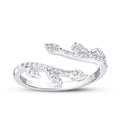 0.26 Carat Diamond Pear  Pattern Ring