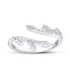 0.26 Carat Diamond Pear  Pattern Ring