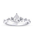 0.54 Carat Diamond Pear Solitaire Ring