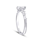 0.54 Carat Diamond Pear Solitaire Ring