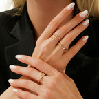 0.22 Carat Diamond Pear Solitaire Ring