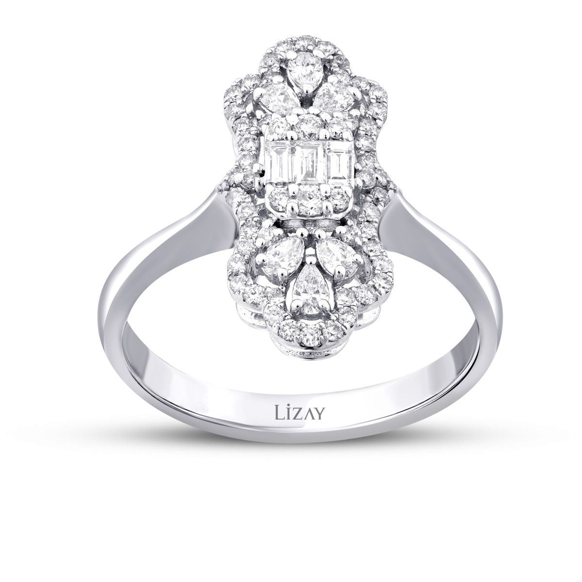 0.57 Carat Diamond Trend Baguette Ring