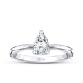 0.70 Carat Diamond Pear Solitaire Engagement Ring