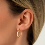 Gold Trend Hoop Earrings