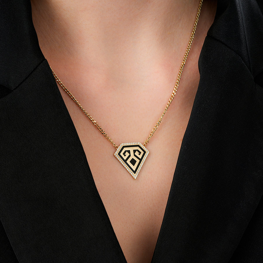 Gold Trend Necklace with Elibelinde Motif