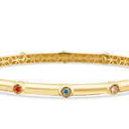 Gold Colored Stone Cuff
