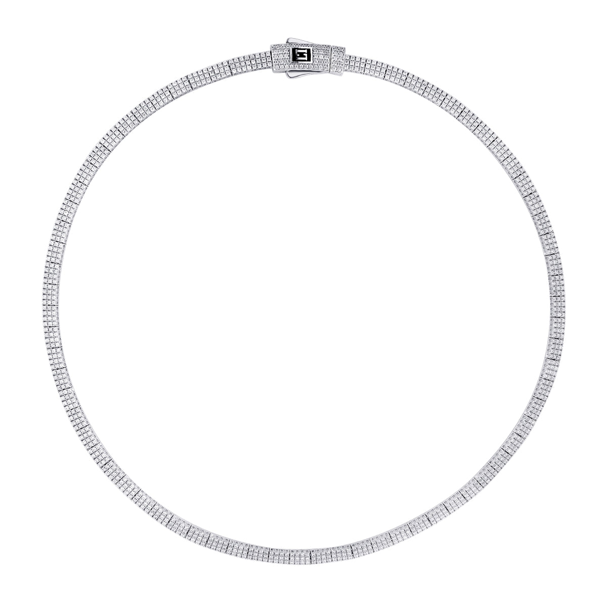 Gold Row Stone Neckband