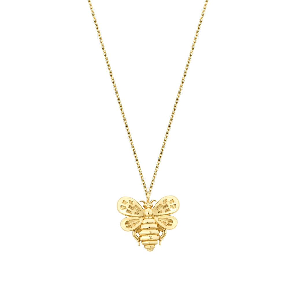 Gold Bee Necklace